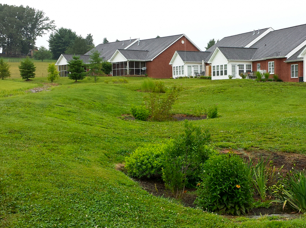 Cedar Crossings Condos Rain Gardens